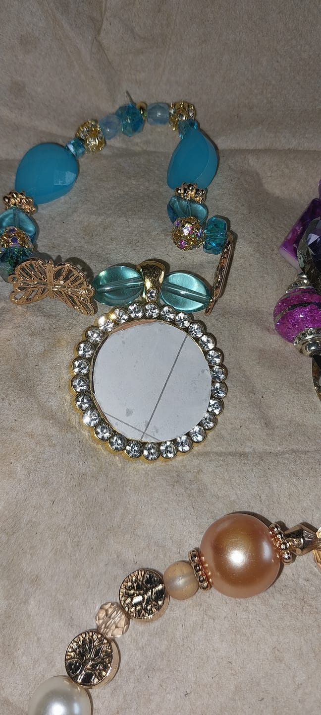 Customer photo review of Mini Bead Mix in Blue Raspberry Ice Pop