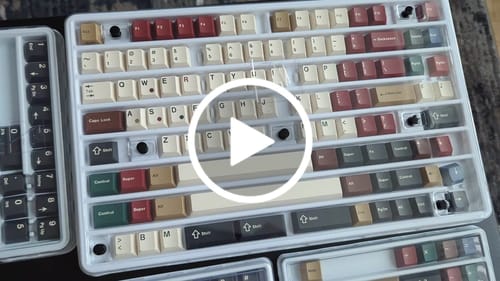 Customer video review of KEYKOBO RETRO MIXED LIGHTS KEYCAP SET R2 INSTOCK