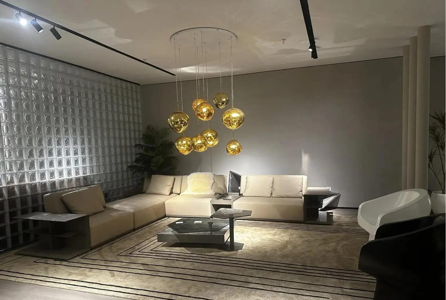 Customer photo review of Lava Bubble Pendant Chandelier