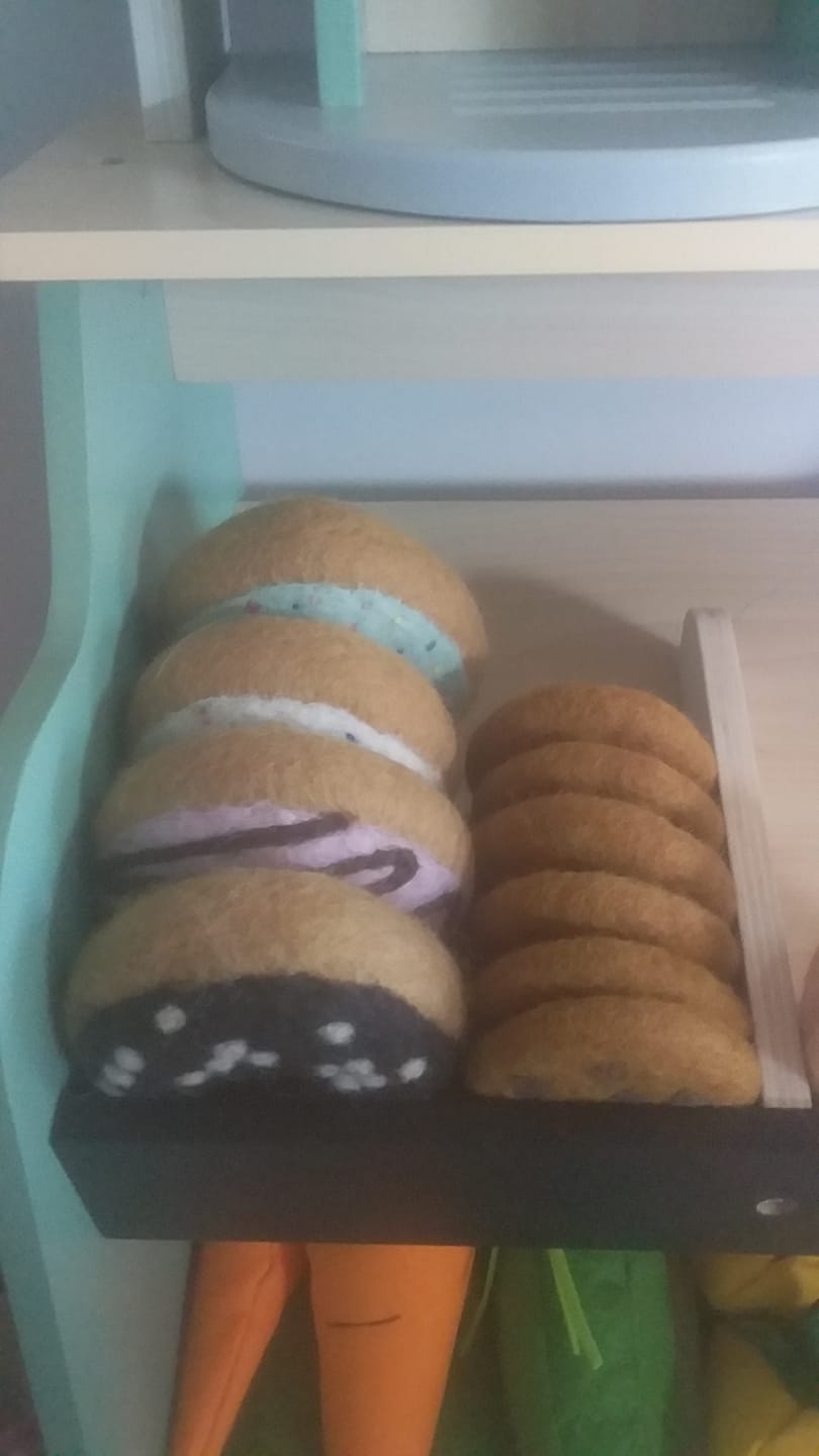 Customer photo review of Felt Cookies (Set of 3)