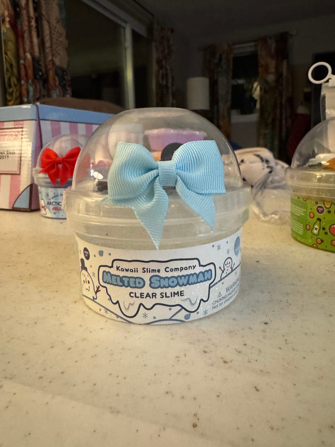 Customer photo review of Monthly Slime Subscription Box