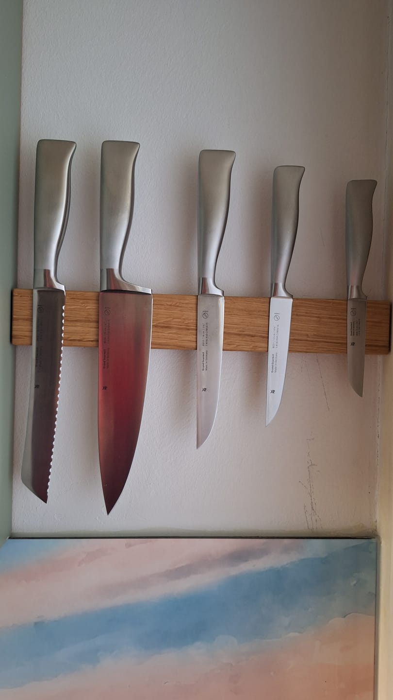 Customer photo review of Magnet Messerleiste CULTRO aus Holz