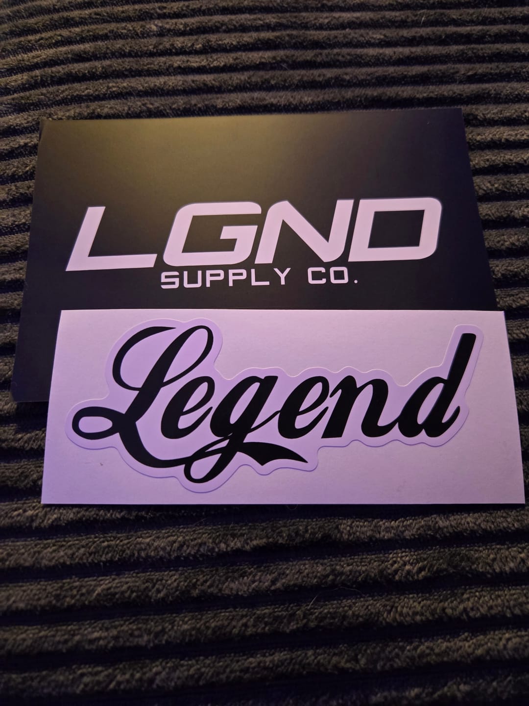 Customer photo review of Legend Decal