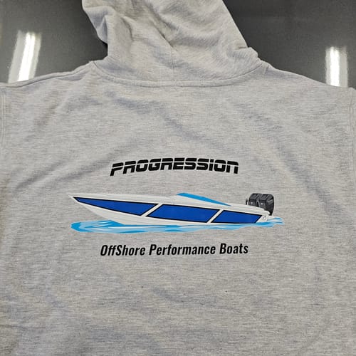 Customer photo review of Custom Digital Boat Artwork