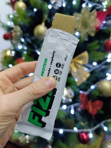 Customer photo review of Matcha + raspberry