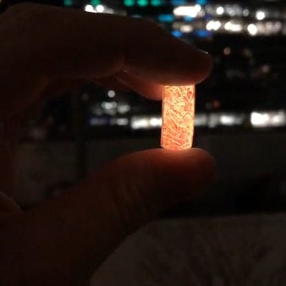 Customer photo review of FREE Today: Night Crack Energy Glow Ring