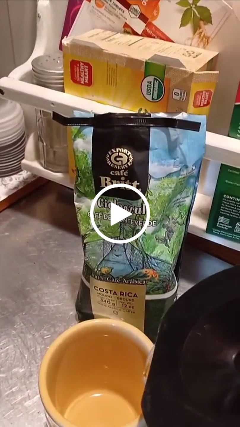 Customer video review of COSTA RICAN CIELOAZUL COFFEE FROM MONTEVERDE