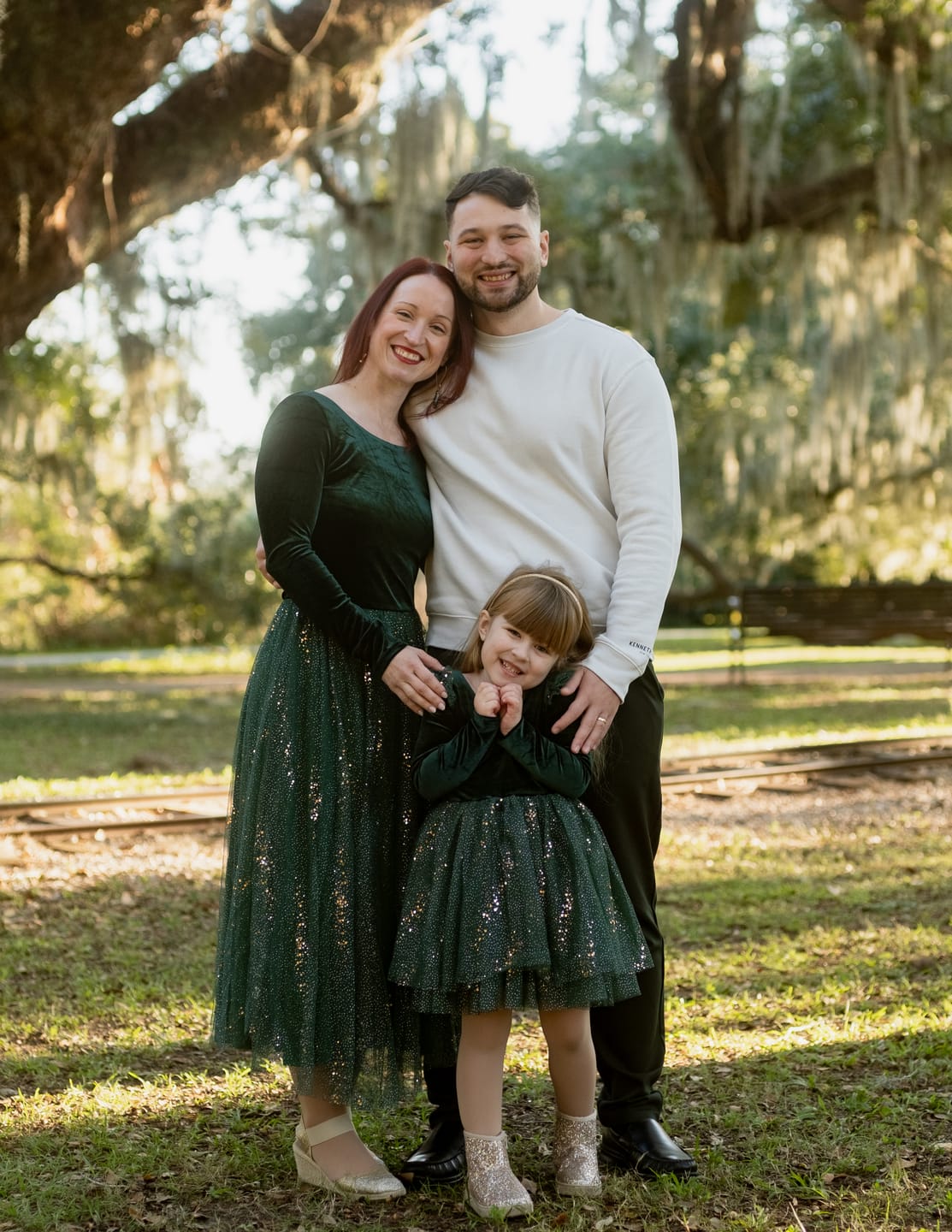 Customer photo review of Velour Ballerina Dress - Mistletoe