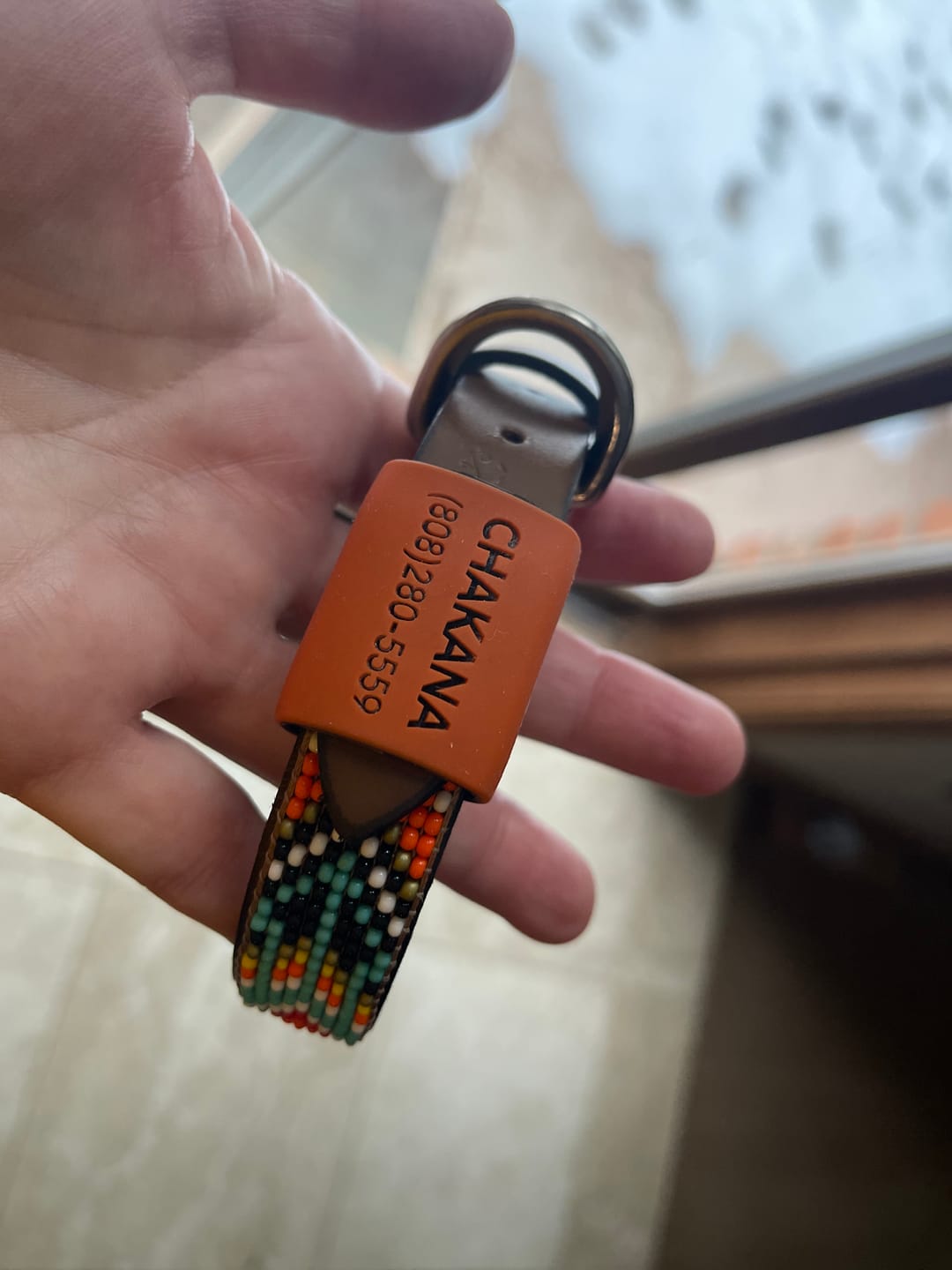 Customer photo review of Silent Slide-On ID Tag : 1"