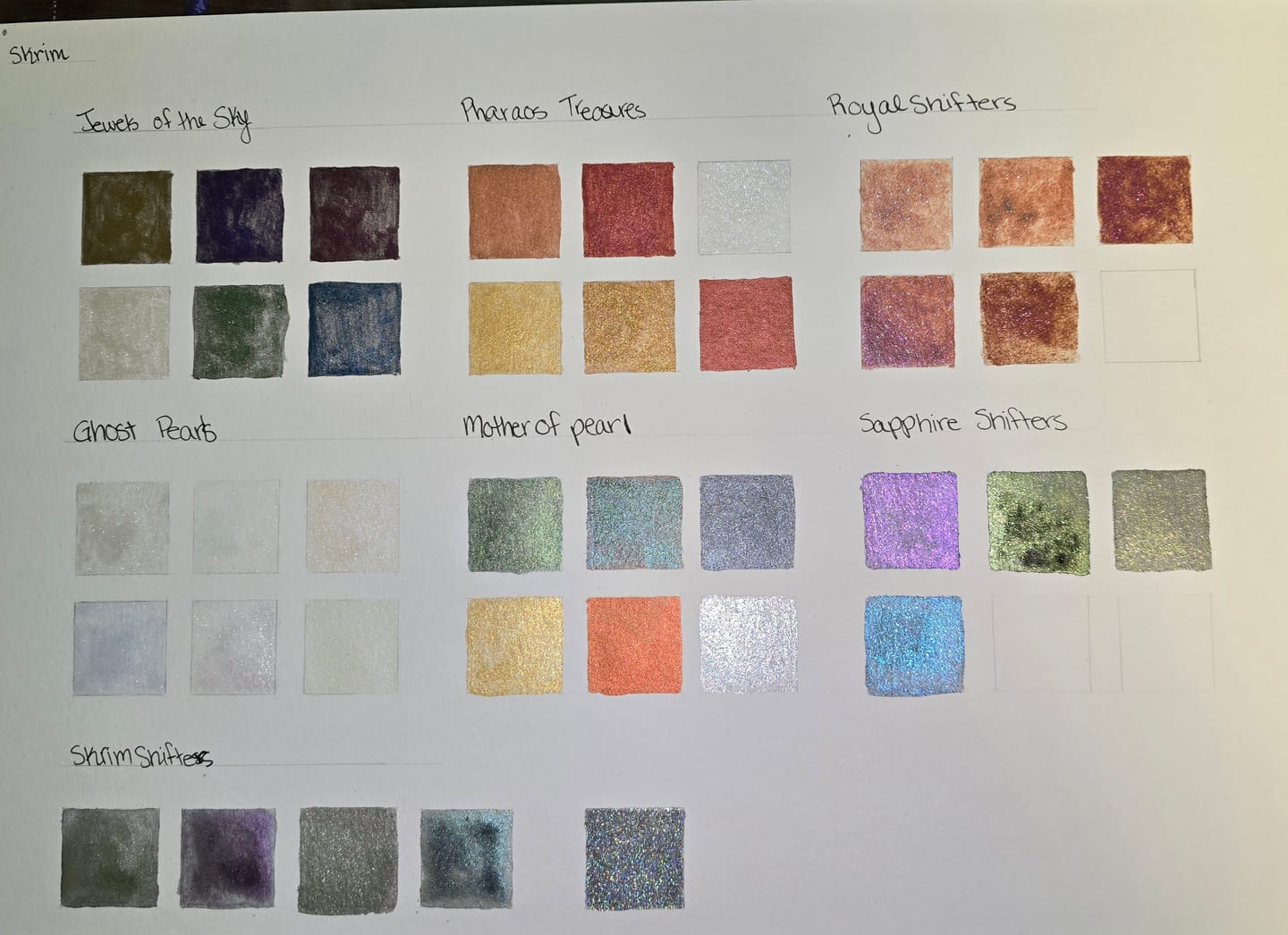 Customer photo review of The Shimmer and Shine Box - SAVE 80€ (Skrim Shifter, Sapphire Shifter, Mother of Pearls, Jewels of the Sky, Ghost Pearls, Pharaos Treasury- AND THE HOLO!) ))