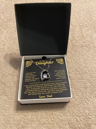 Customer photo review of To My Daughter - Love Dad - Beautiful Gift Set - SS559