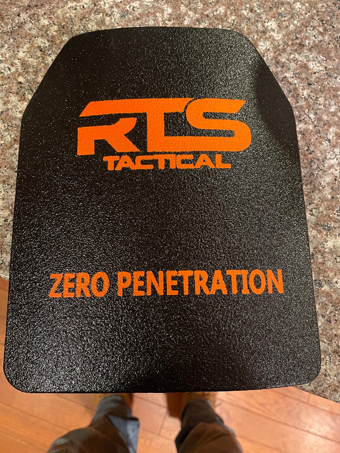 Customer photo review of RTS Tactical Ceramic NIJ 0101.06 Level IV Rifle Protection Plate Insert - 10 X 12