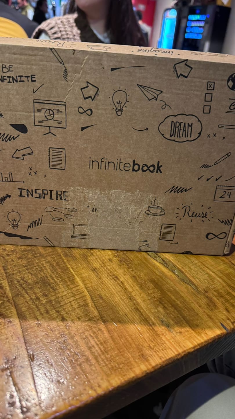 Customer photo review of Infinitebook Planner A5 Blue