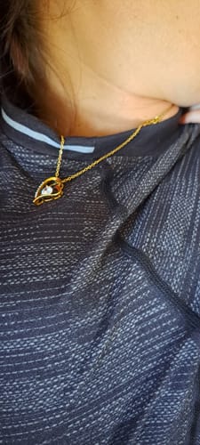 Customer photo review of Collier Amour Éternel - À la femme de ma vie - N'oublie jamais...