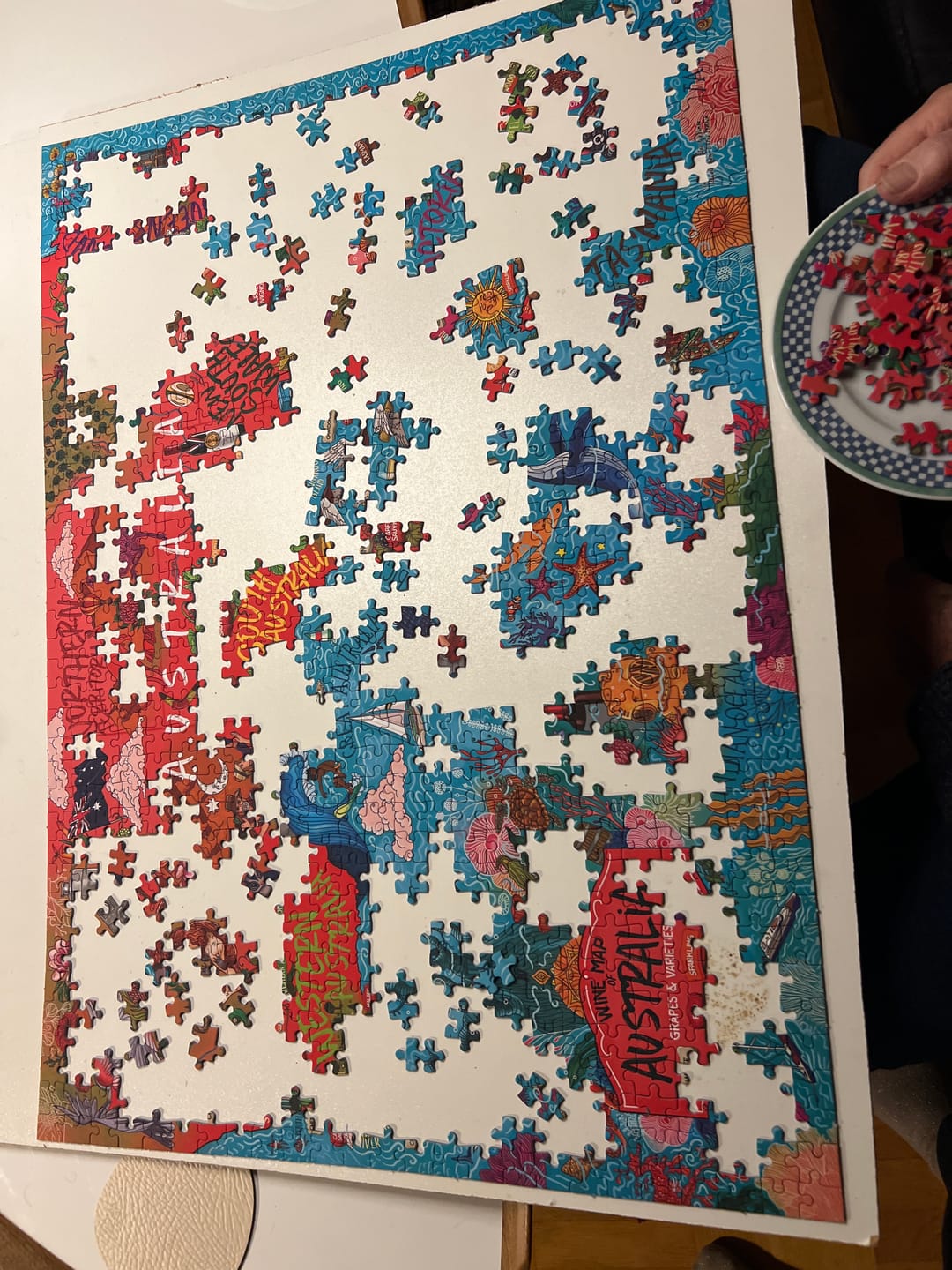 Customer photo review of Wine Puzzle - Australia