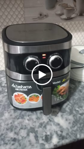 Customer video review of Lot Imported Hashama 12L Family Size Air Fryer