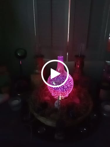 Customer video review of Oil Aroma Diffuser 3D Glass