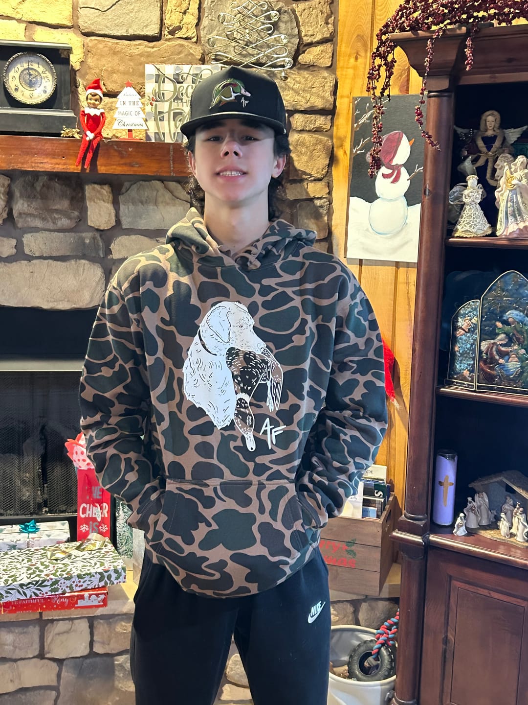 Customer photo review of Wood Duck Head — All Black Rope