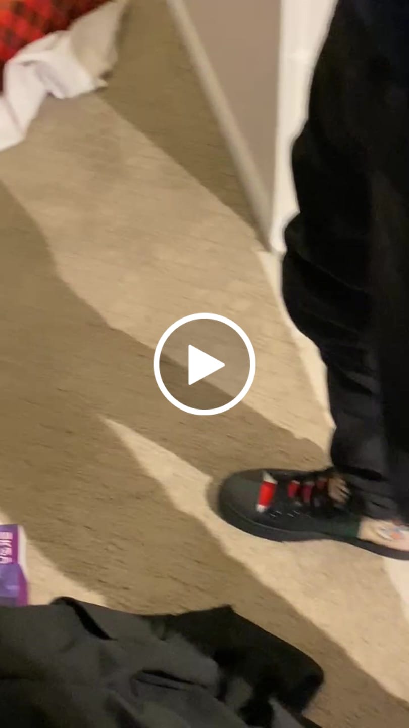 Customer video review of Mex Flag High Tops ( Black or White Sole )