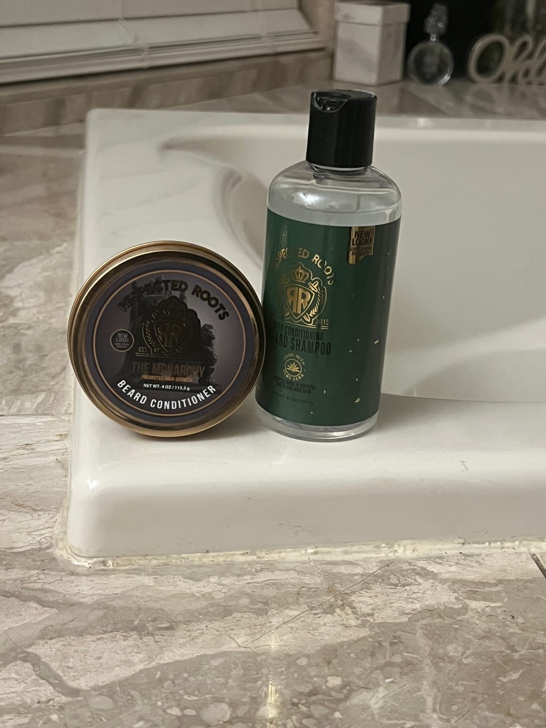 Customer photo review of Beard Shampoo + The Monarchy Beard Conditioner Combo