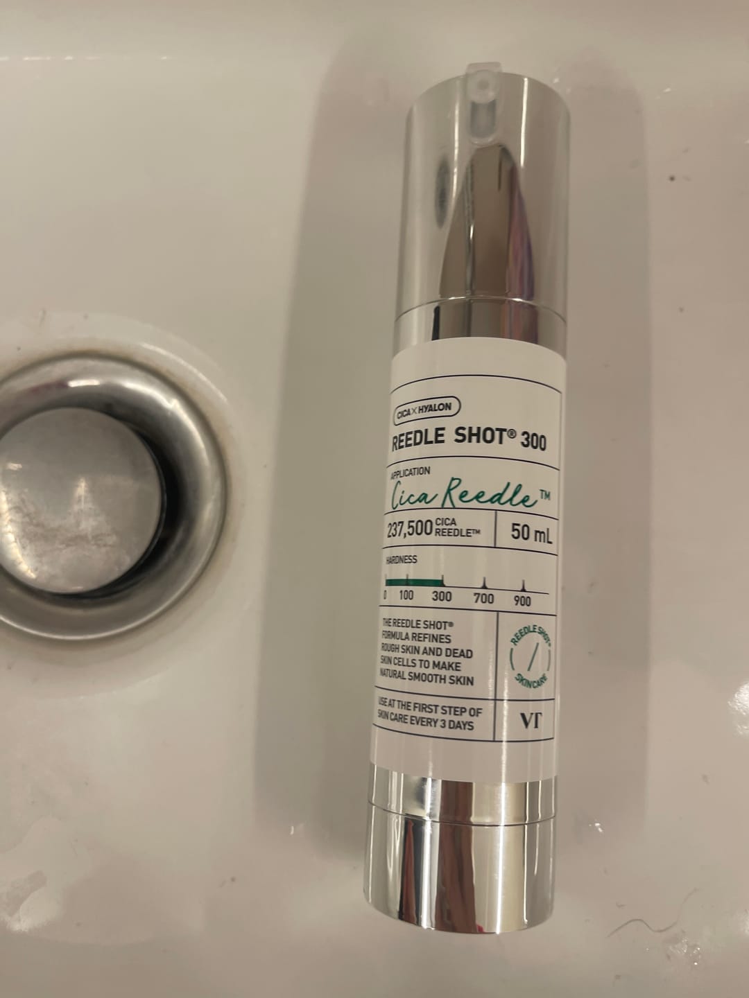Customer photo review of Intensīvs serums-būsteris ar mikroadatām VT Cosmetics Reedle Shot 300