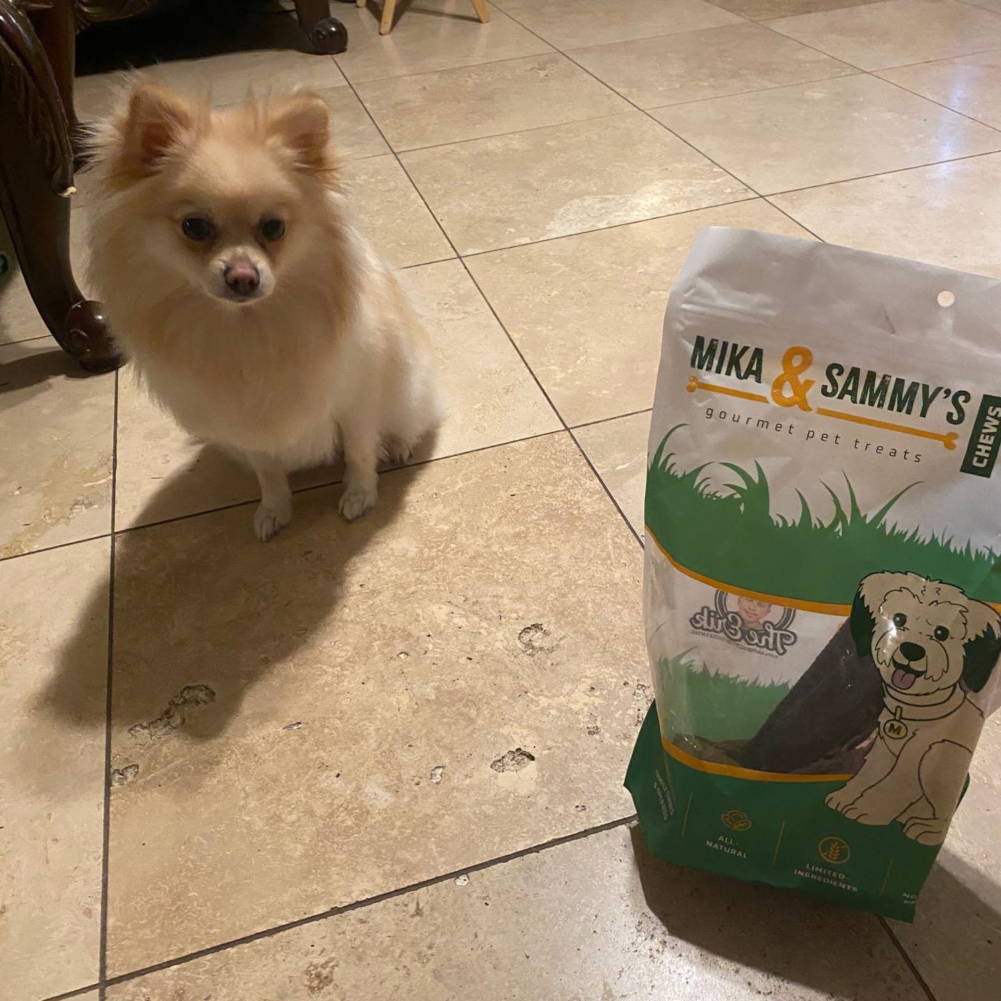 Customer photo review of 1 LB Chew Pack