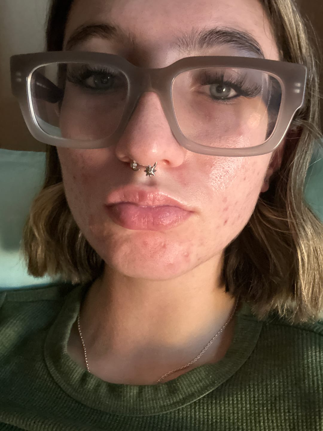 Customer photo review of SUNNY & LUNA REAL SEPTUM