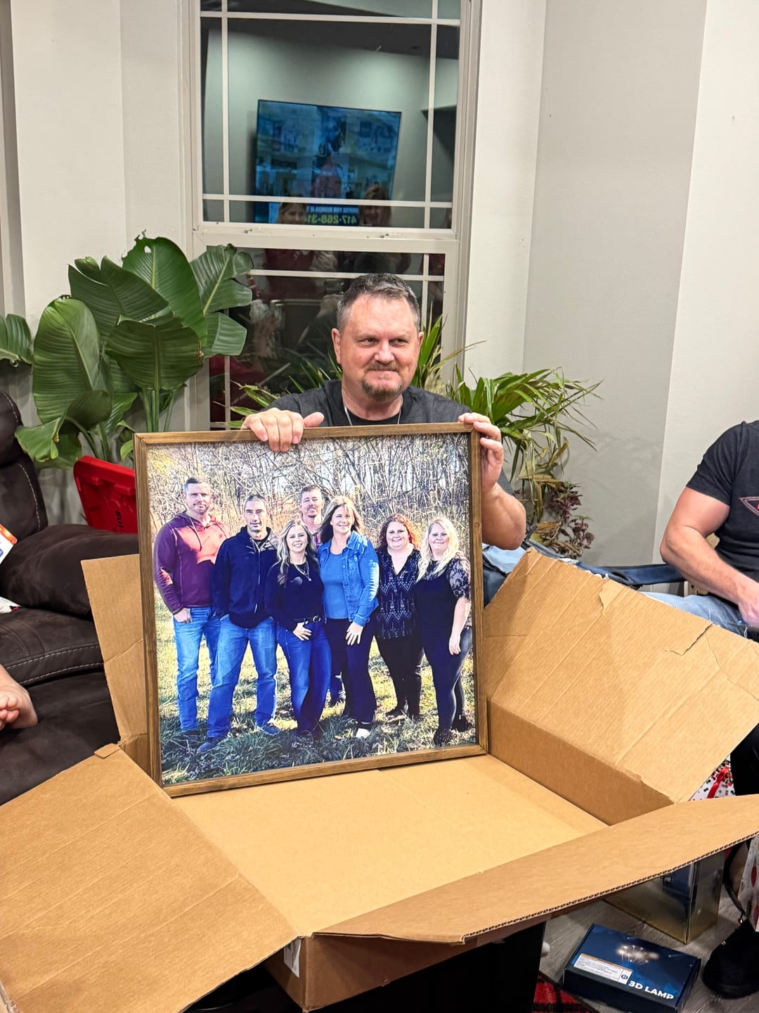 Customer photo review of Framed photo