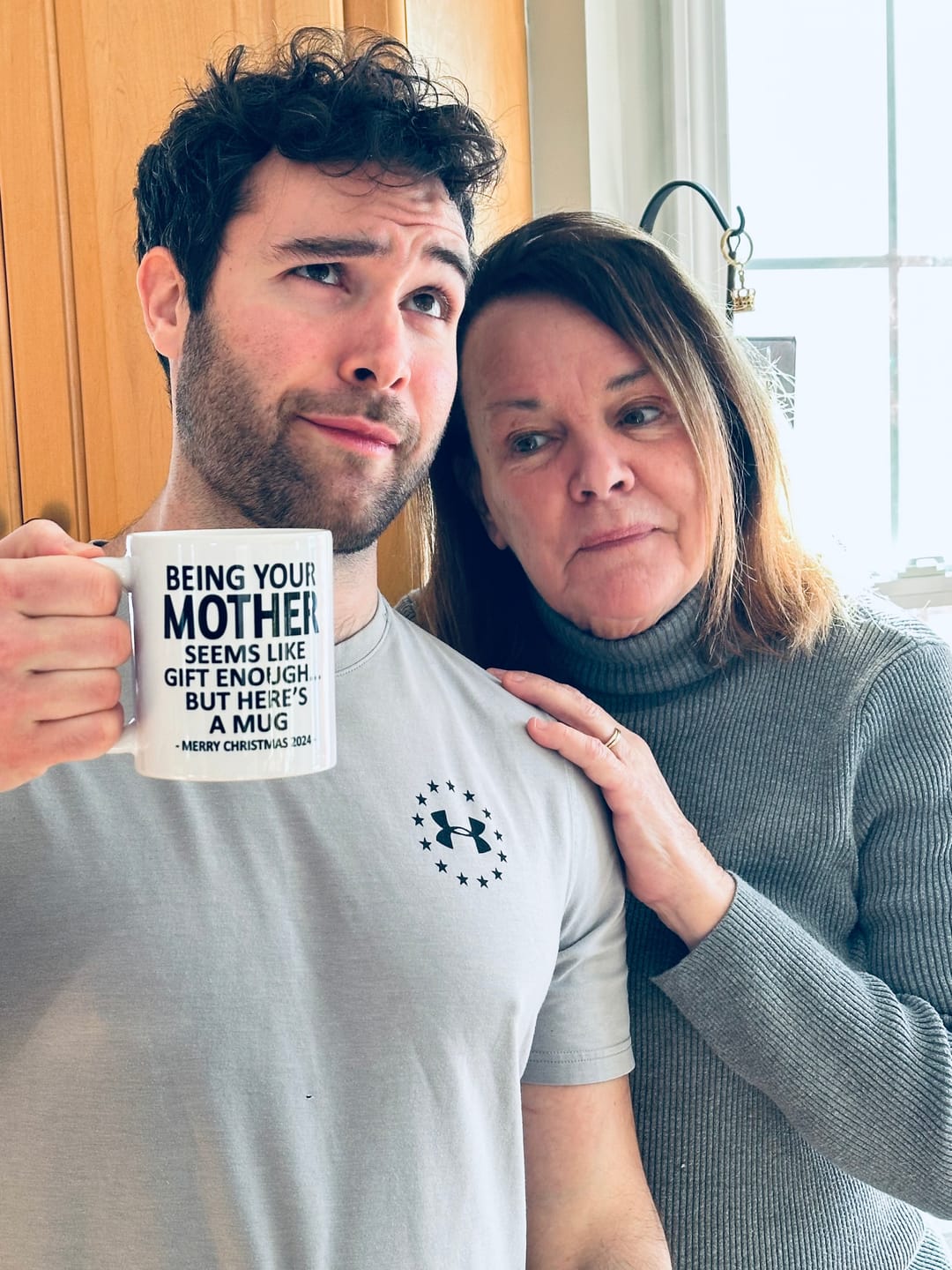 Customer photo review of Being Your Mother Christmas Gift 2024 11oz Unique Coffee Cup Mug