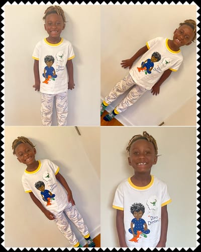 Customer photo review of Fairy Princess Girls Cotton short sleeve Pajamas sleepwear loungewear 2 pc