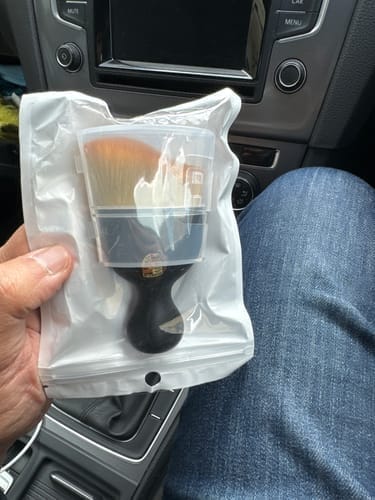 Customer photo review of Personalisierte weiche Staubbürste
