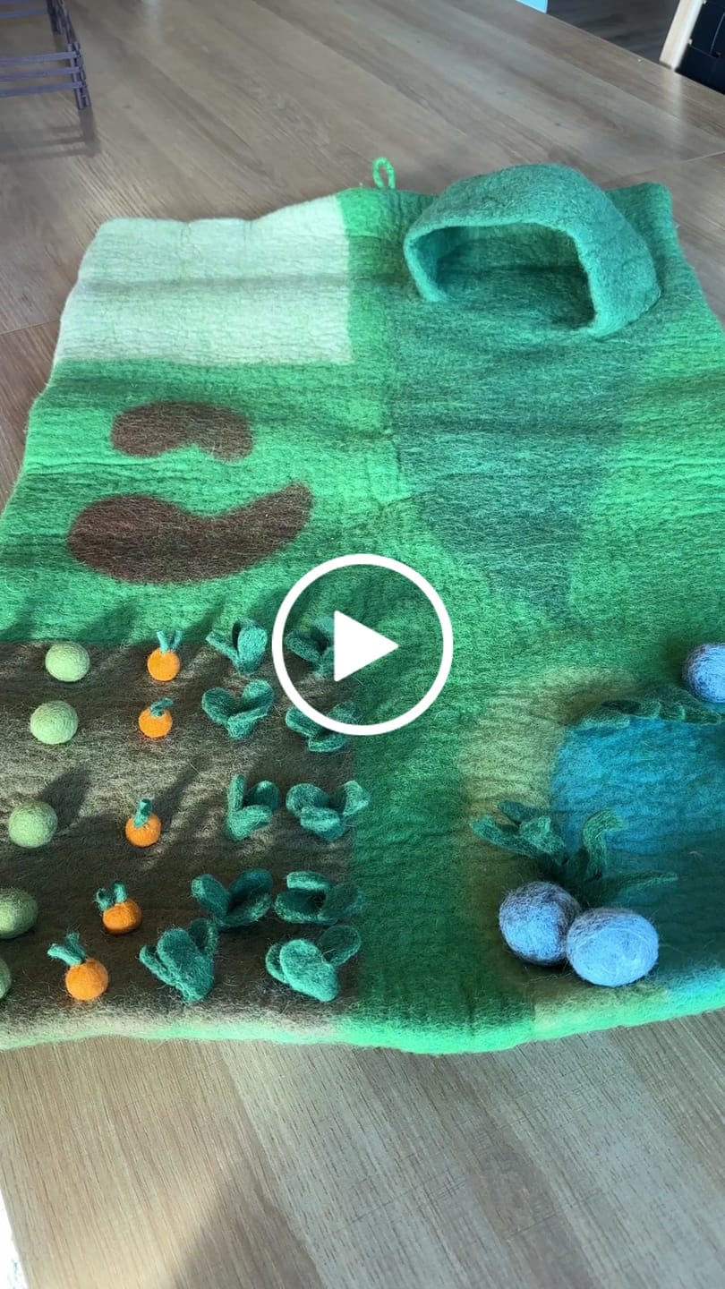 Customer video review of Large Farm Play Mat Playscape