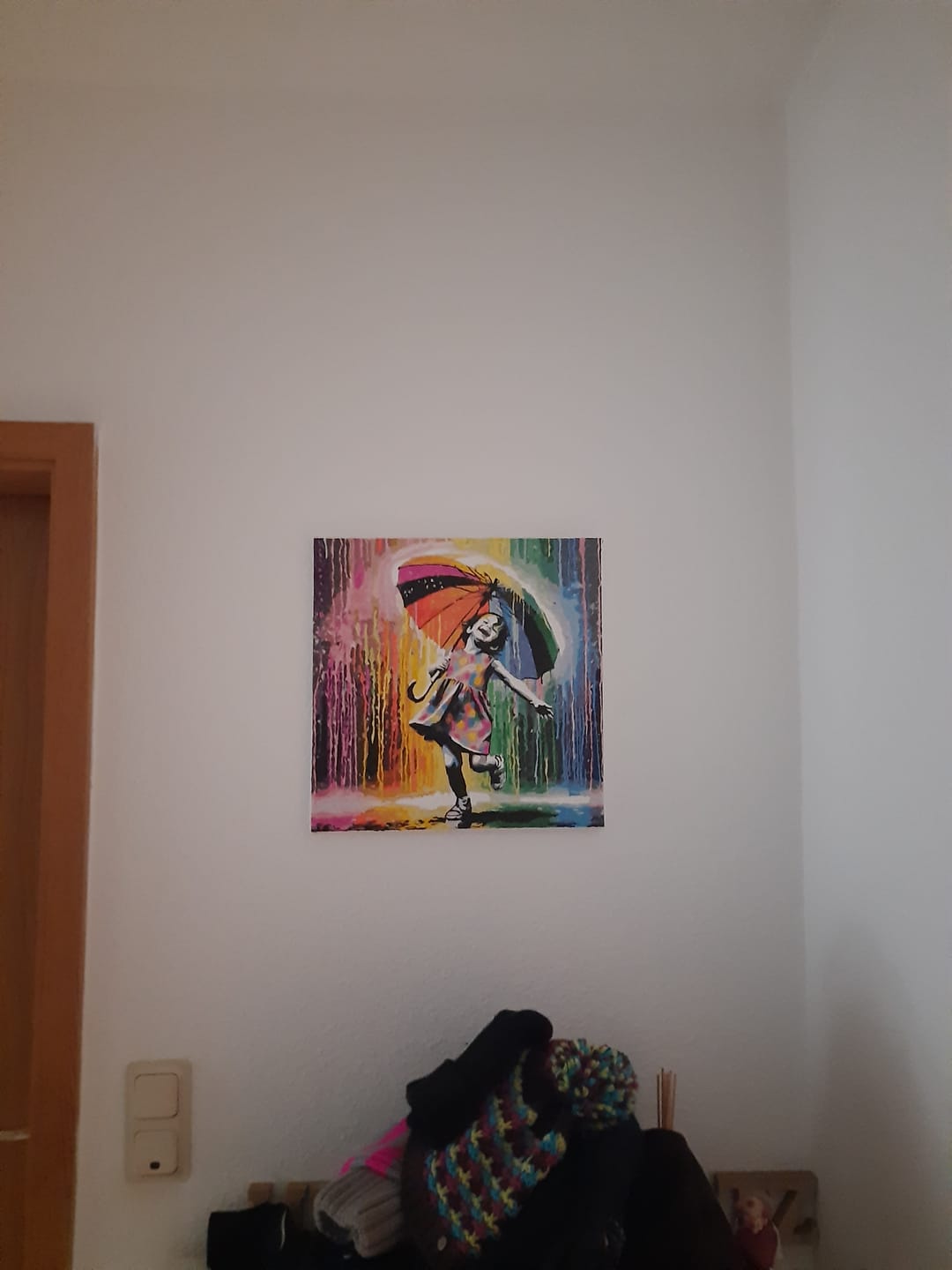 Customer photo review of Malen nach Zahlen - Farbentanz im Regen