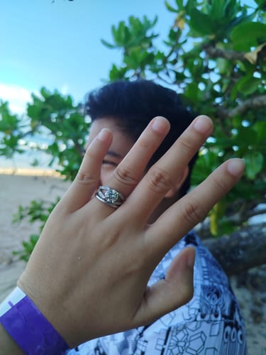 Customer photo review of 2ct Heraklion Engagement Ring
