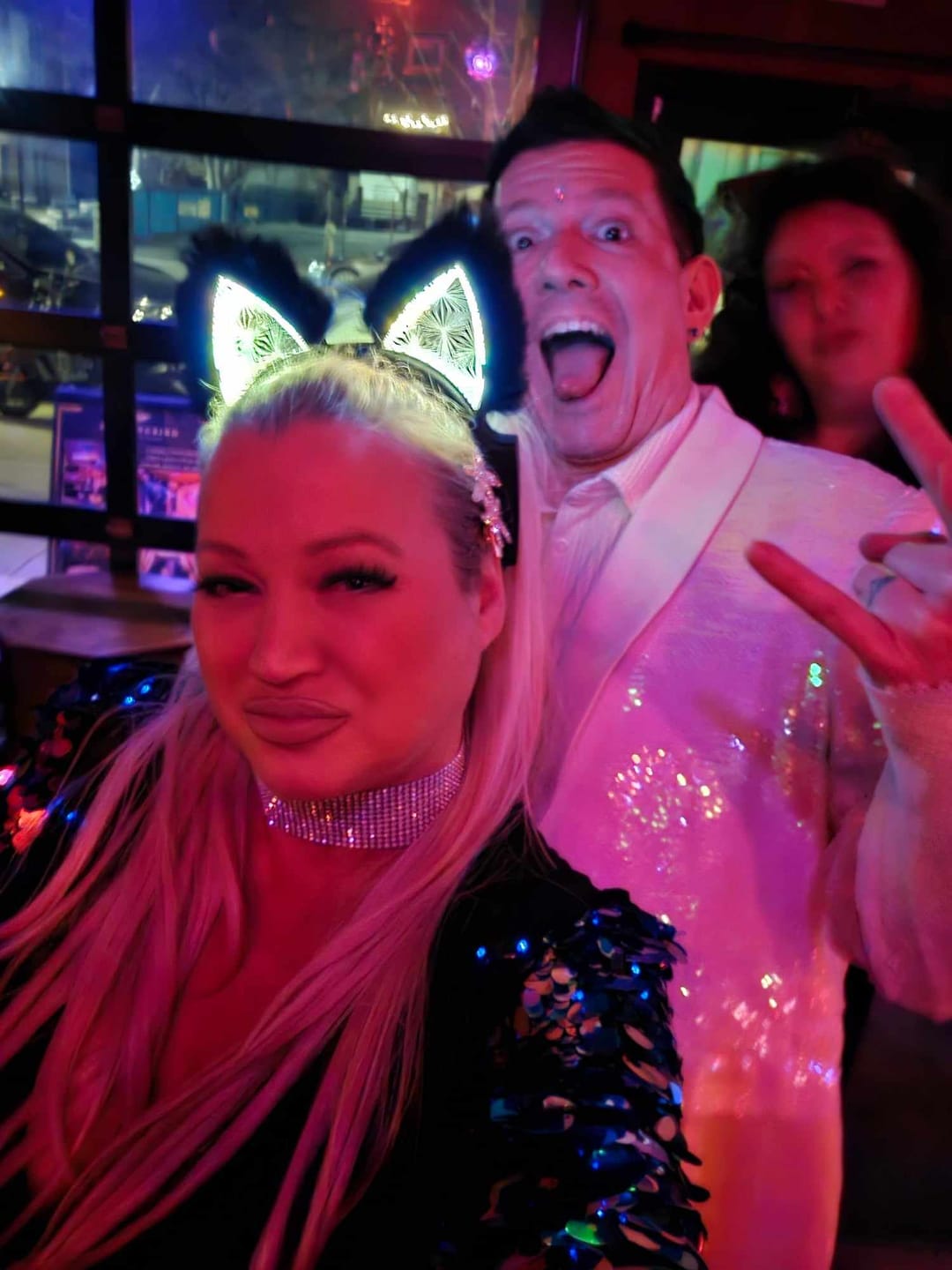 Customer photo review of LED Infinity Mirror Cat Ears