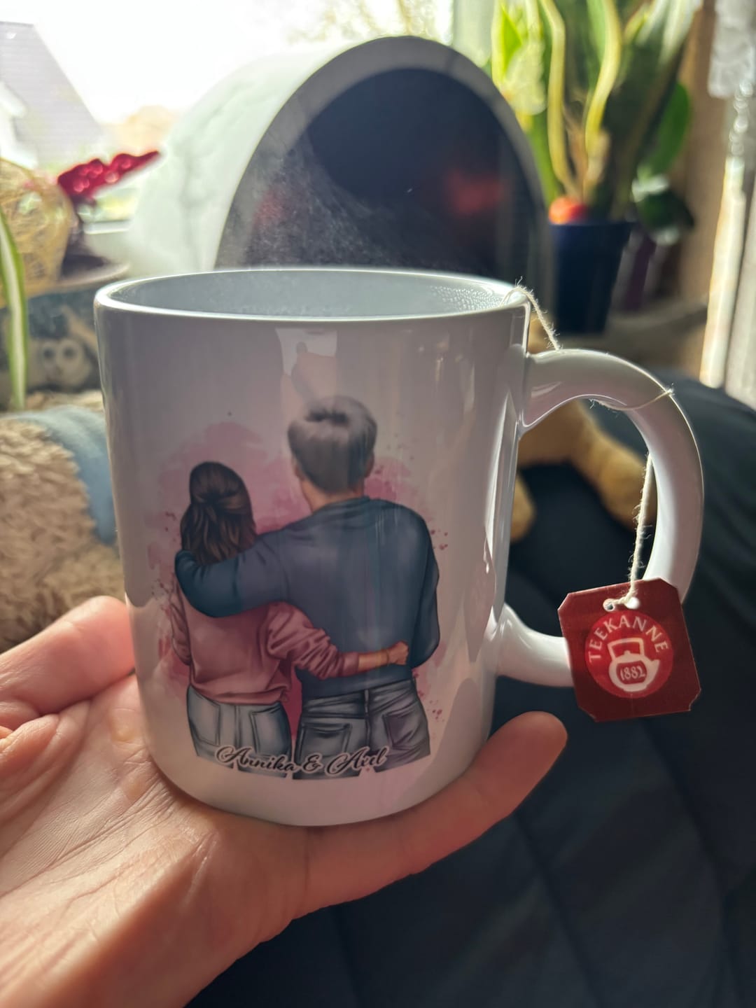 Customer photo review of Paar Tasse / Thermobecher, Geschenk Paar, Geschenk Freund, Geschenk Freundin