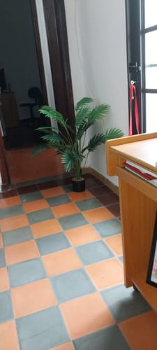 Customer photo review of Planta Artificial Palmera Con Maceta Decoración Altura 90 Cm