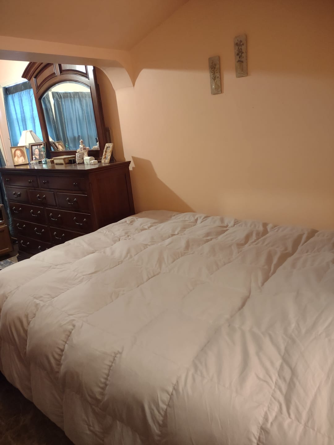 Customer photo review of Organic Cotton Goose Down Comforter