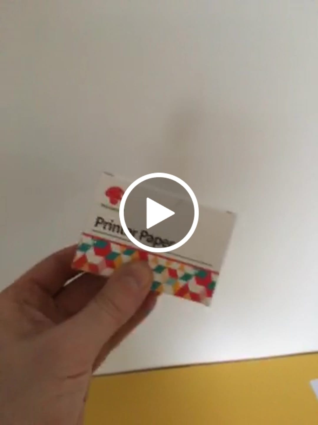 Customer video review of thermal sticker paper - white