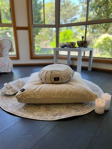 Customer photo review of Purity - Meditation comfort bundle