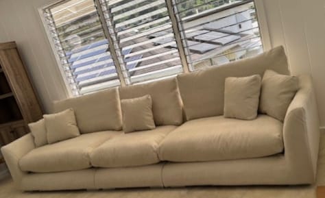 Customer photo review of Feathers Sofa