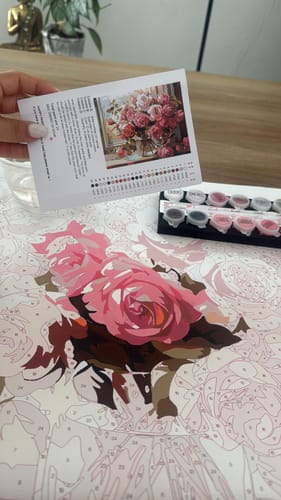 Customer photo review of Numbered Roses