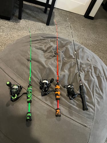 Customer photo review of Custom Carbon Ice Rod