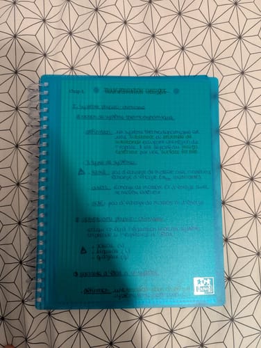 Avis photo d'un client sur OXFORD Protège-Documents à spirale School Life A5 # 80 vues / 40 pochettes - Bleu