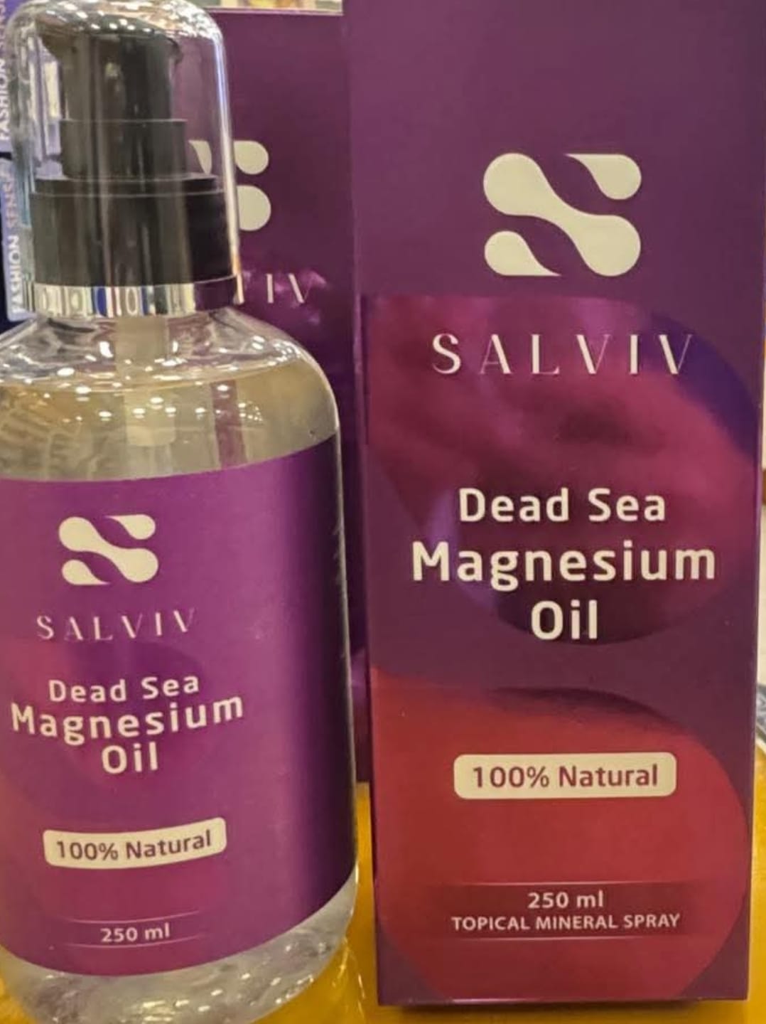 Customer photo review of Salviv Dead Sea Magnesium Oil