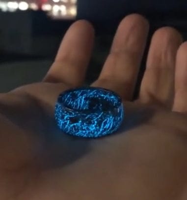 Customer photo review of FREE Today: Night Crack Energy Glow Ring