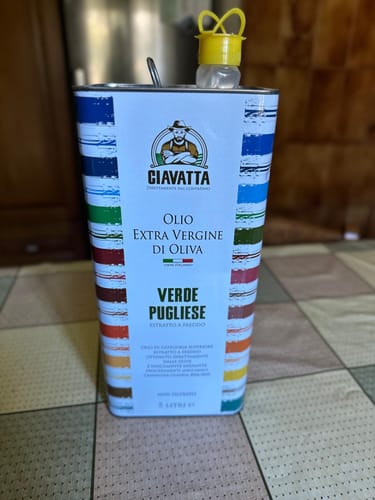 Customer photo review of Latta da 5 Litri Olio Extravergine di Oliva Ciavatta