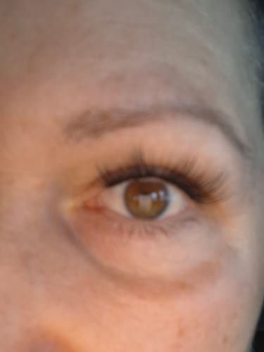 Customer photo review of Bare Naked - Pre-Glued Lashes