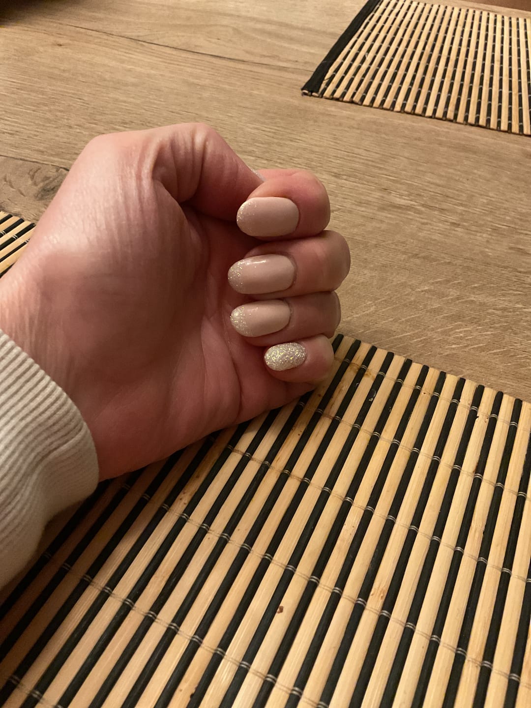 Customer photo review of Diamond White Dipping Powder
