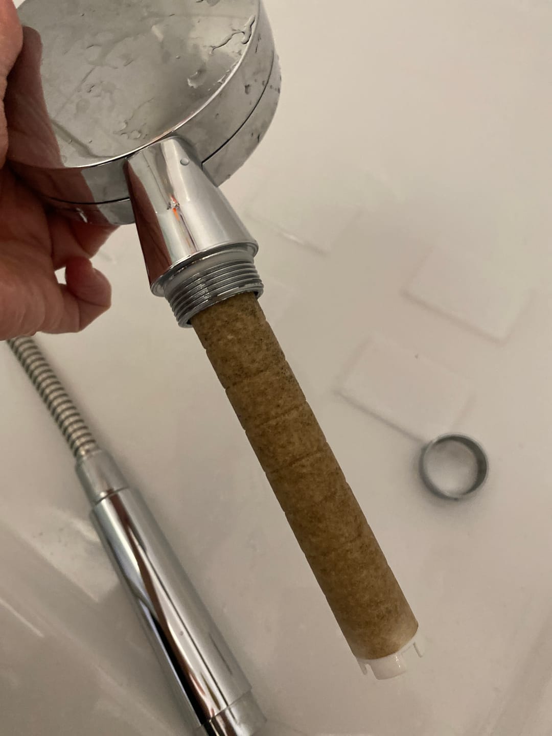 Customer photo review of Filtro de ducha de Vitacare Solutions
